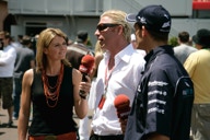 Maren Braun, Alexander Wurz, Boris Becker, Formel 1